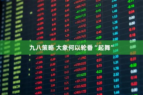 九八策略 大象何以轮番“起舞”